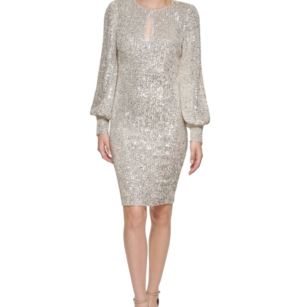 Beautiful sequence Eliza J dress. Perfect for the holidays! Worn once.